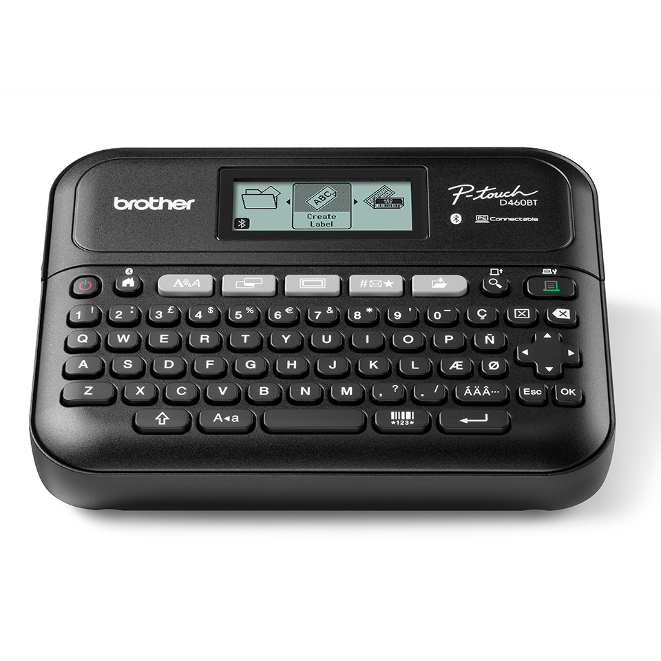 Brother PT-D460BTVP Beschriftungsgerät, bis 18 mm, Bluetooth, USB