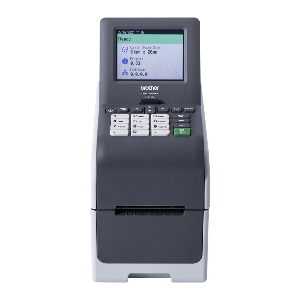 [TD2320DSA203Z1] Imprimante d'étiquettes Brother TD-2320DSA203, jusqu'à 59 mm, réseau, USB