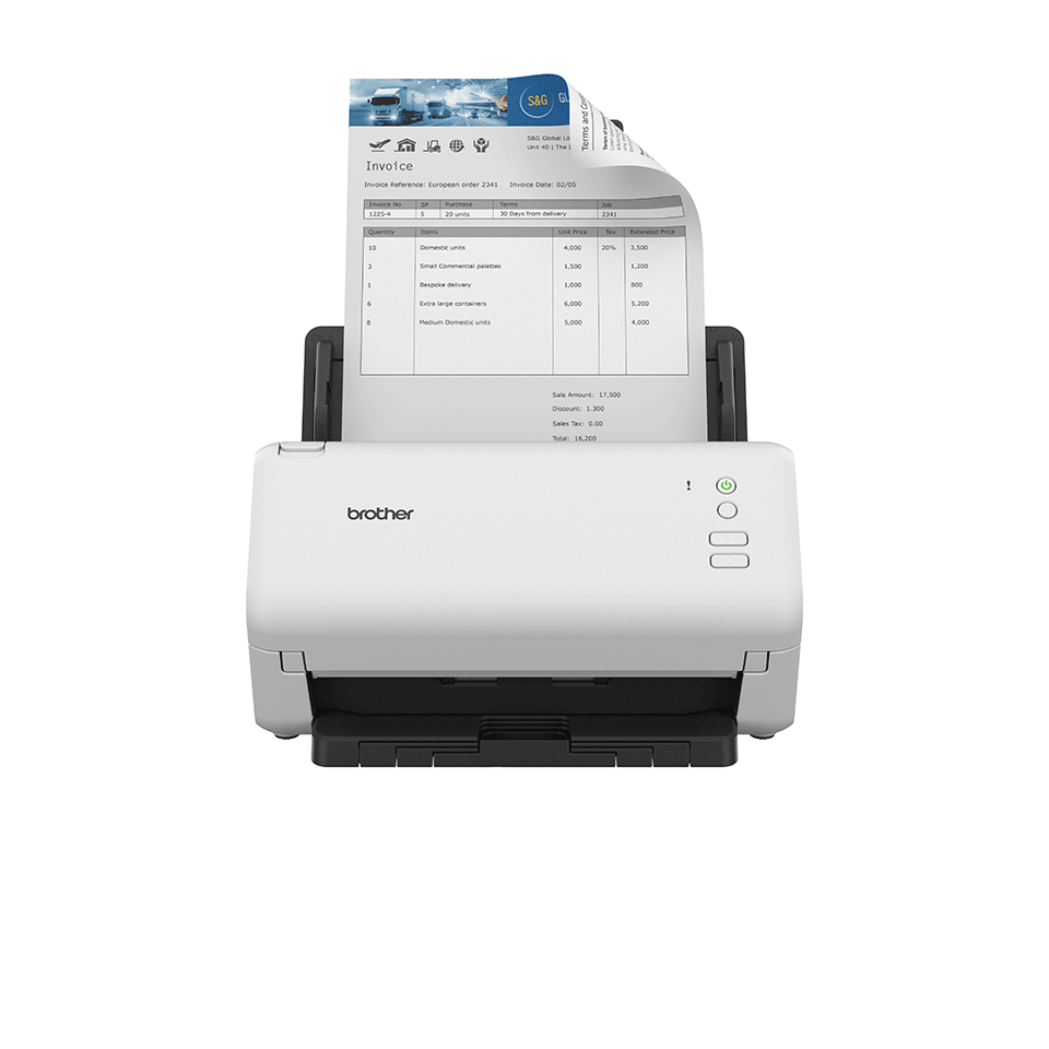 Brother ADS-4100 document scanner, A4, 35 ppm, duplex