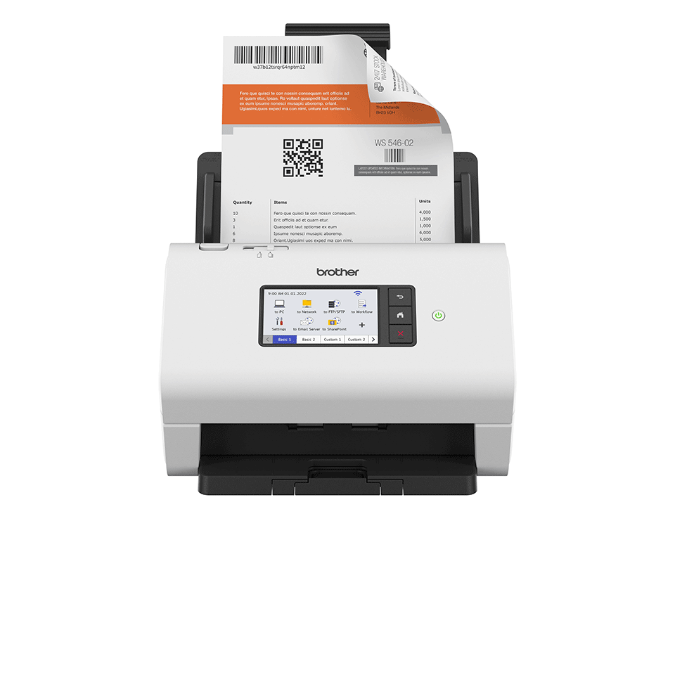 Brother ADS-4900W document scanner, A4, 60 ppm, duplex