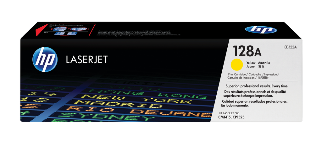 Toner HP 128A / CE322A Gelb, 1.300 Seiten