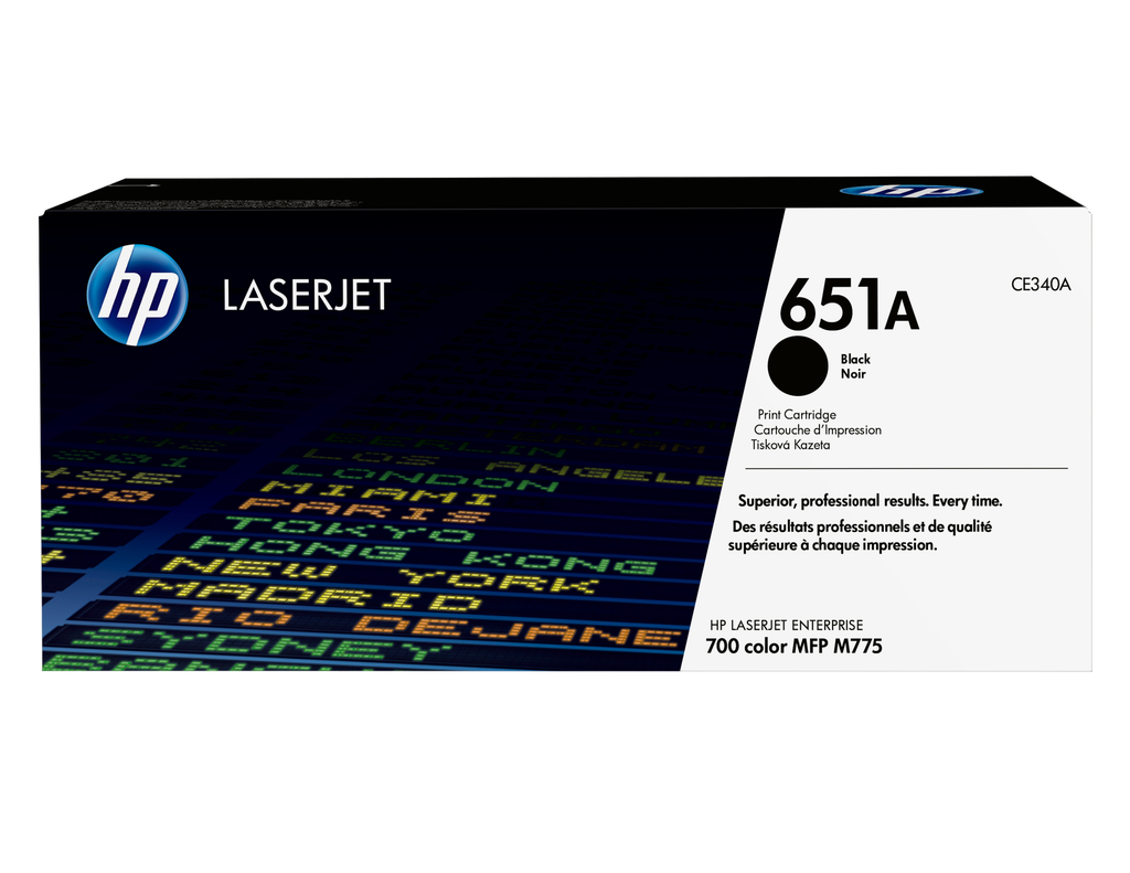 Toner HP 651A / CE340A Schwarz, 13.500 Seiten