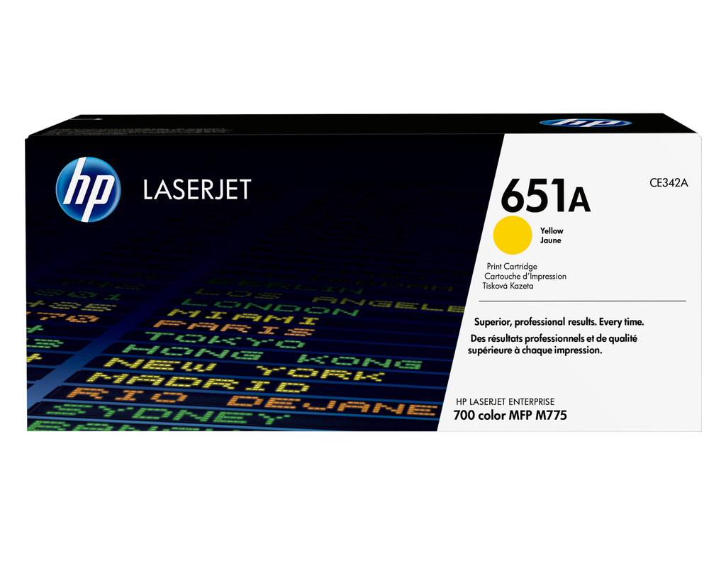 Toner HP 651A / CE342A Gelb, 16.000 Seiten