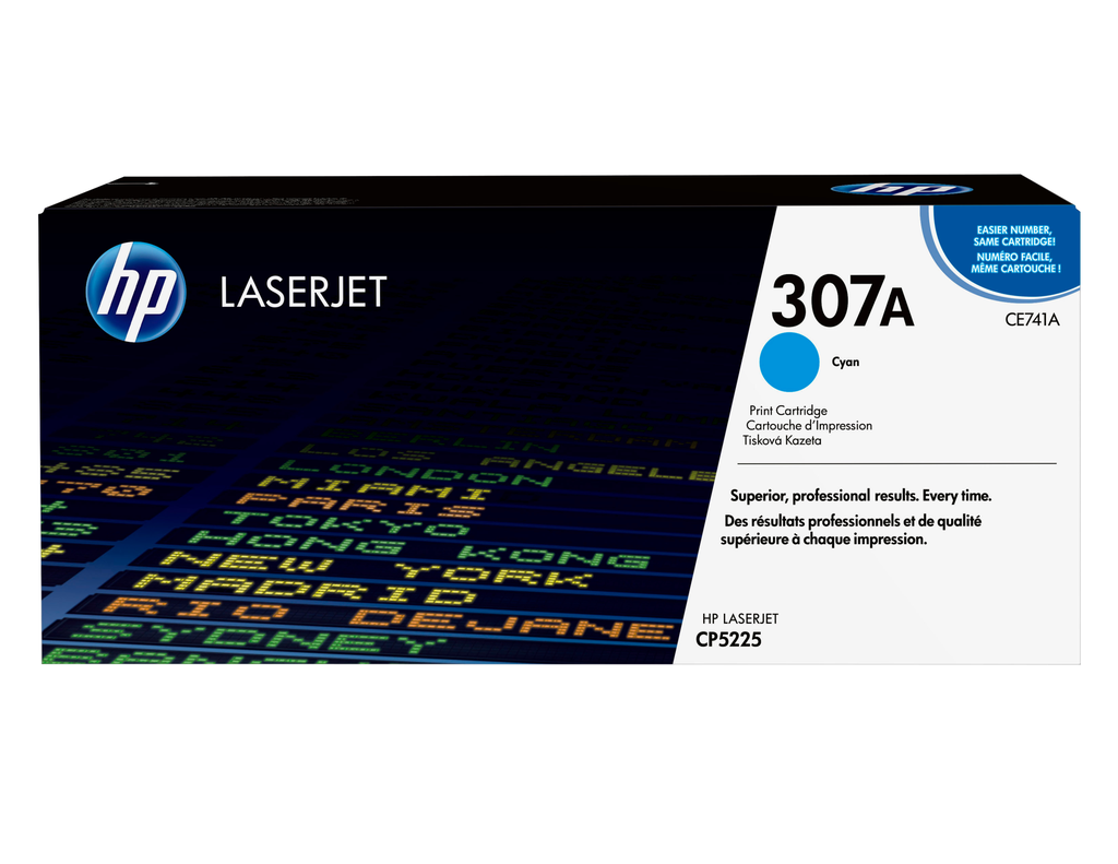 Toner HP 307A / CE741A cyan, 7 300 pages