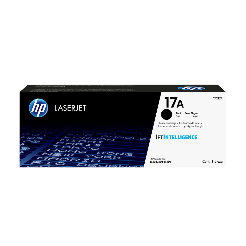 HP 17A / CF217A black toner, 1,600 pages