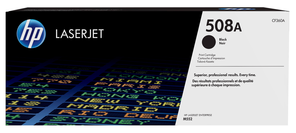 Toner HP 508A / CF360A noir, 6 000 pages