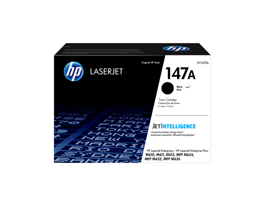 HP 147A / W1470A black toner, 10,500 pages
