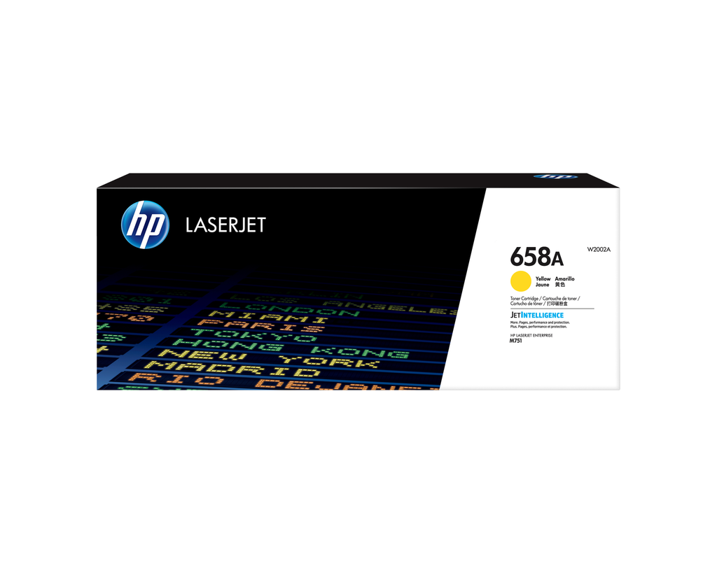HP 658A / W2002A yellow toner, 6,000 pages