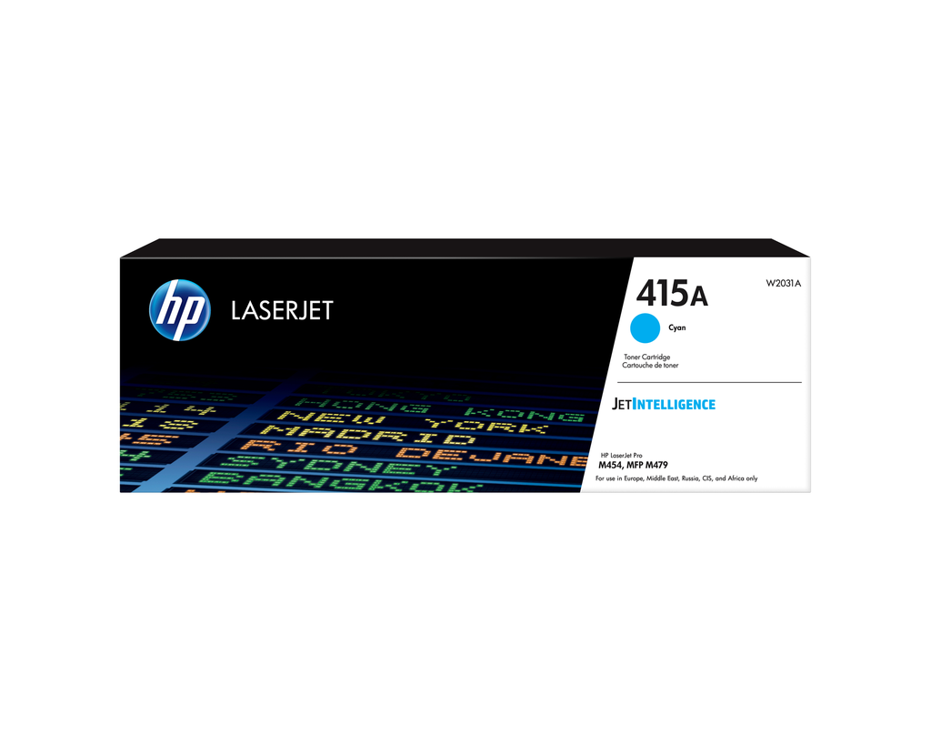 HP 415A / W2031A cyan toner, 2,100 pages
