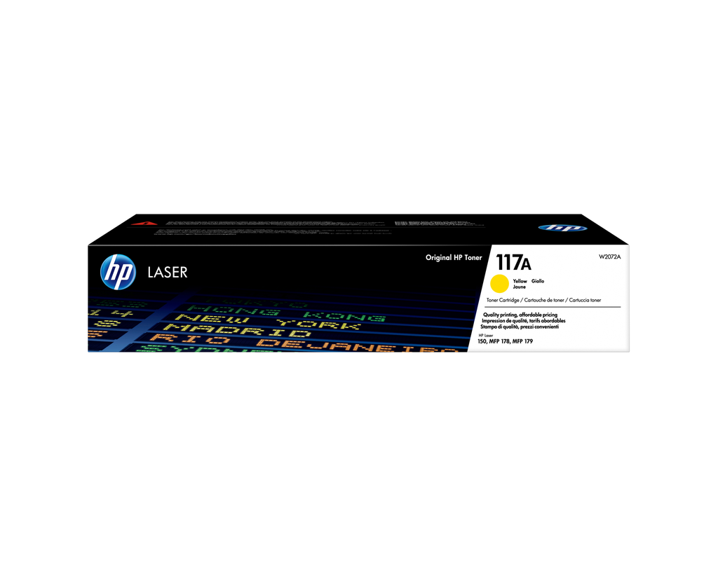 Toner HP 117A / W2072A Gelb, 700 Seiten