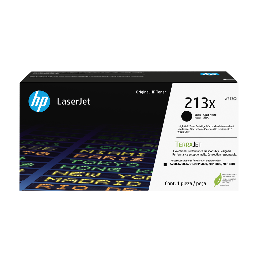 Toner HP 213X / W2130X noir XL, 9 000 pages