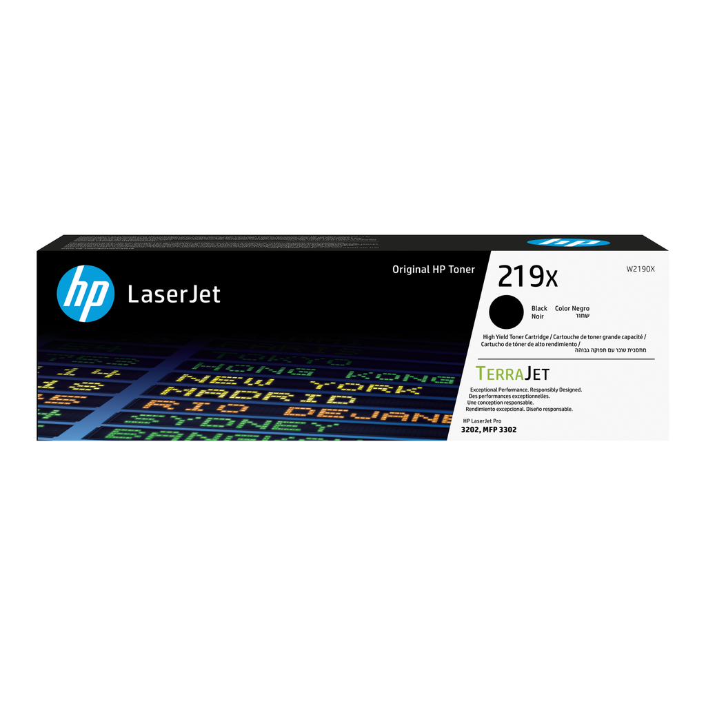 Toner HP 219X / W2190X Schwarz XL, 3.200 Seiten