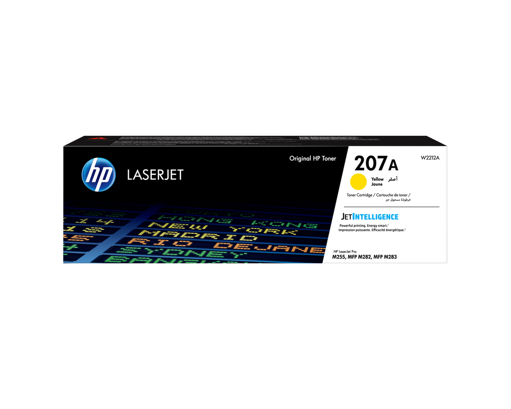 Toner HP 207A / W2212A jaune, 1 250 pages