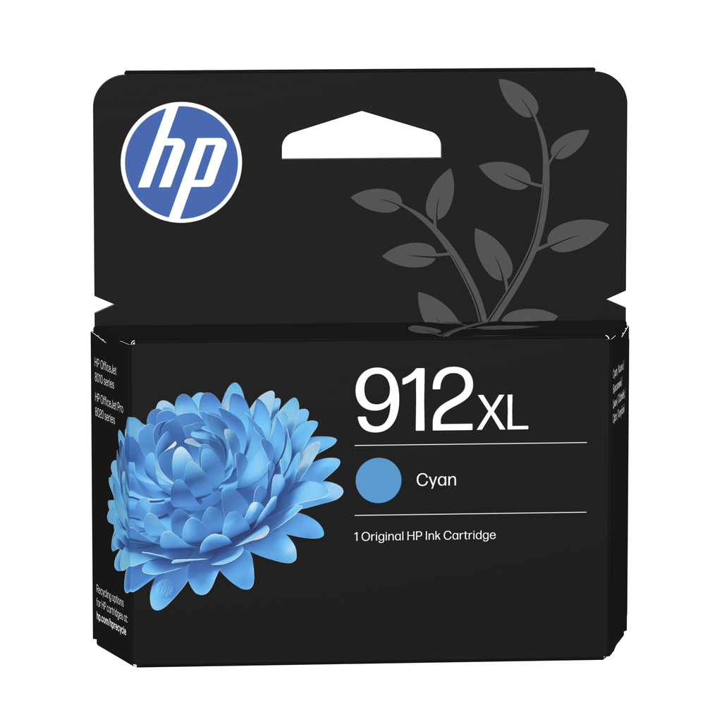 Tintenpatrone HP 912XL / 3YL81AE Cyan XL, 700 Seiten