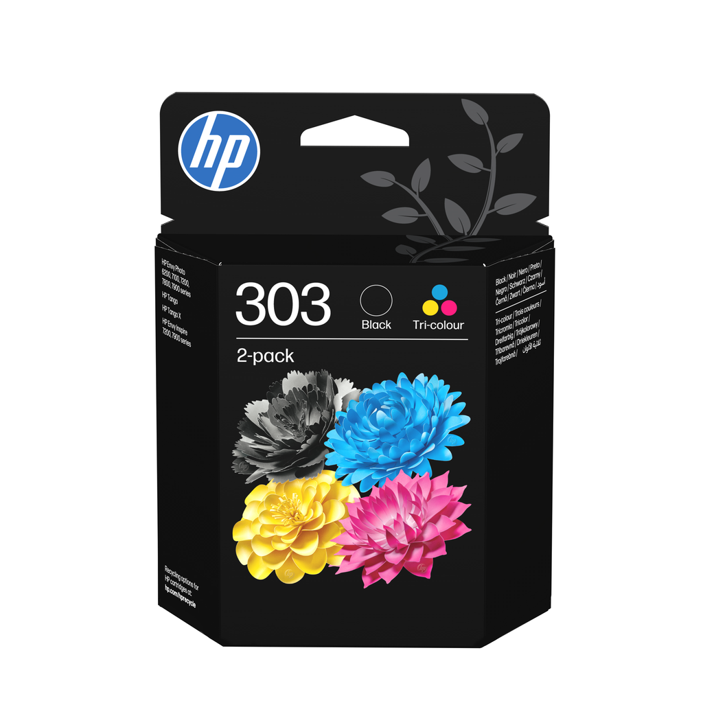 Pack HP 303 / 3YM92AE 4 couleurs, 200 pages