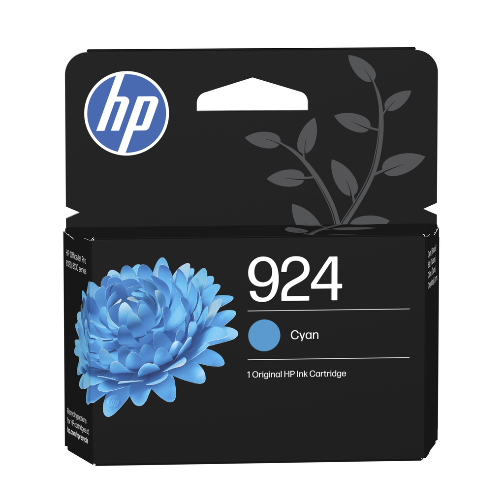 HP 924 / 4K0U3NE cyan ink cartridge, 400 pages