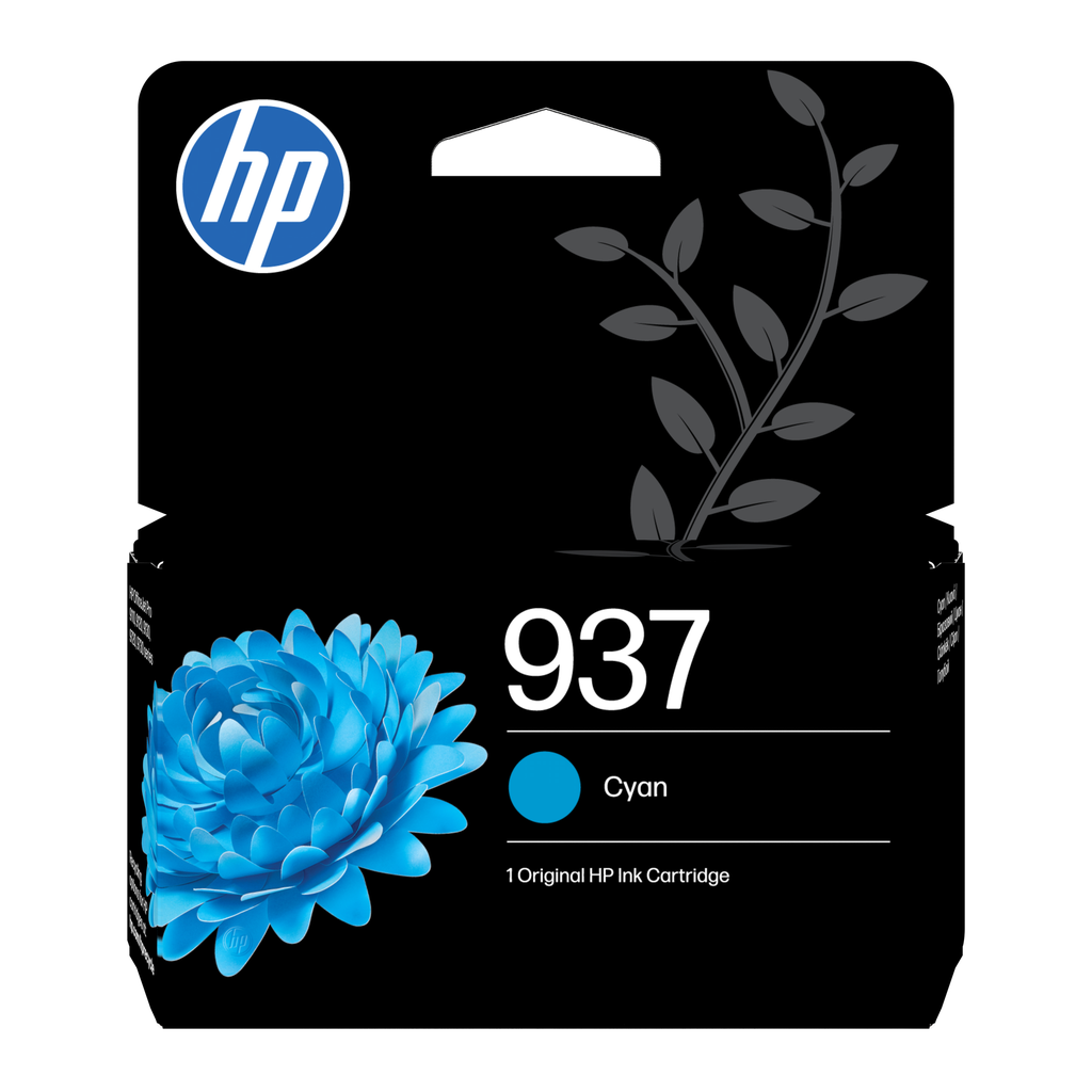 HP 937 / 4S6W2NE cyan ink cartridge, 800 pages