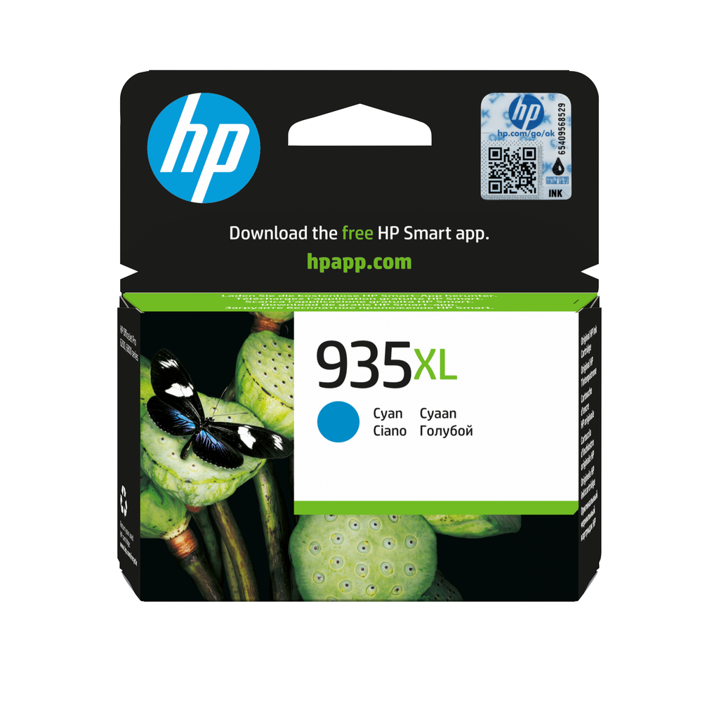 HP 935XL / C2P24AE cyan XL ink cartridge, 825 pages