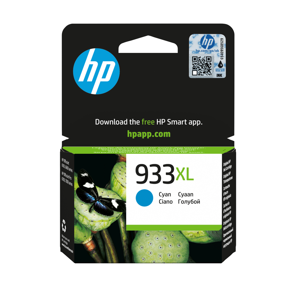 Tintenpatrone HP 933XL / CN054AE Cyan XL, 825 Seiten