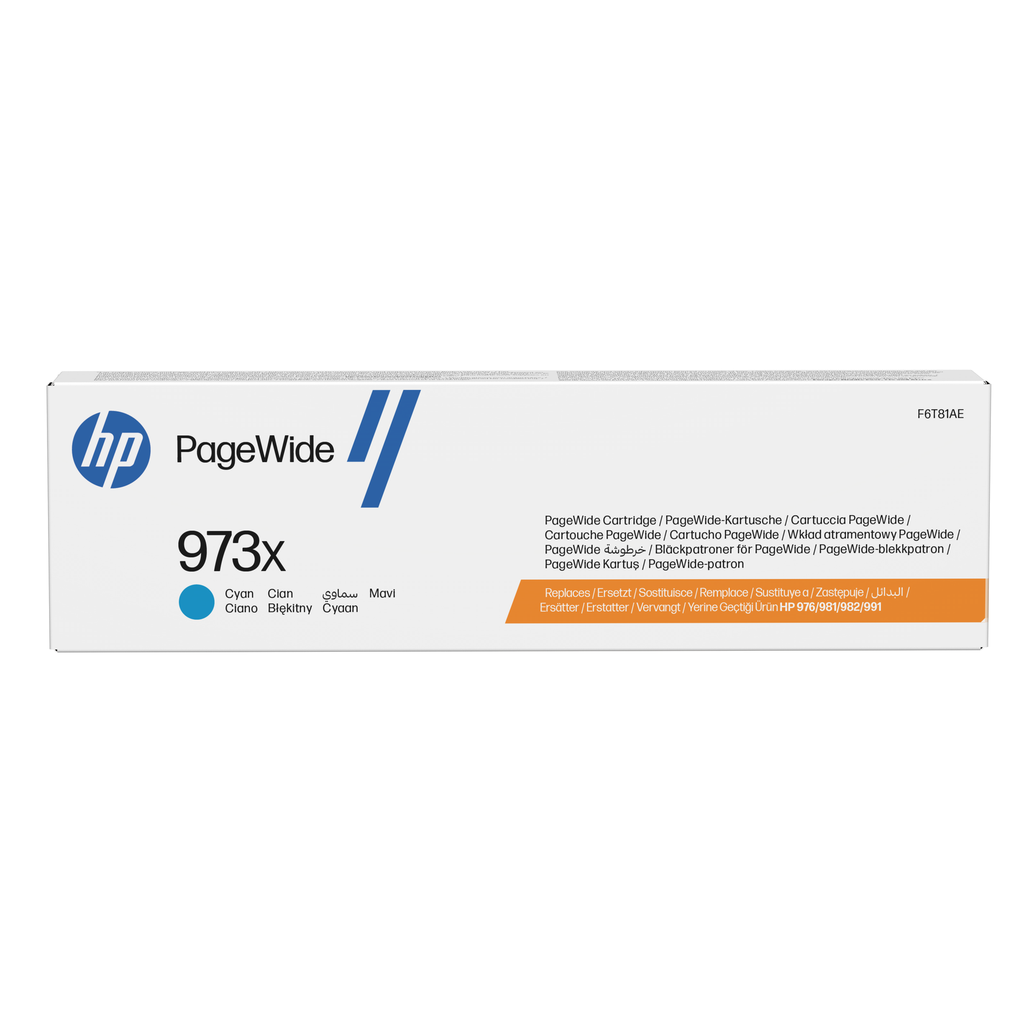 Cartouche d'encre HP 973X / F6T81AE cyan XL, 7 000 pages