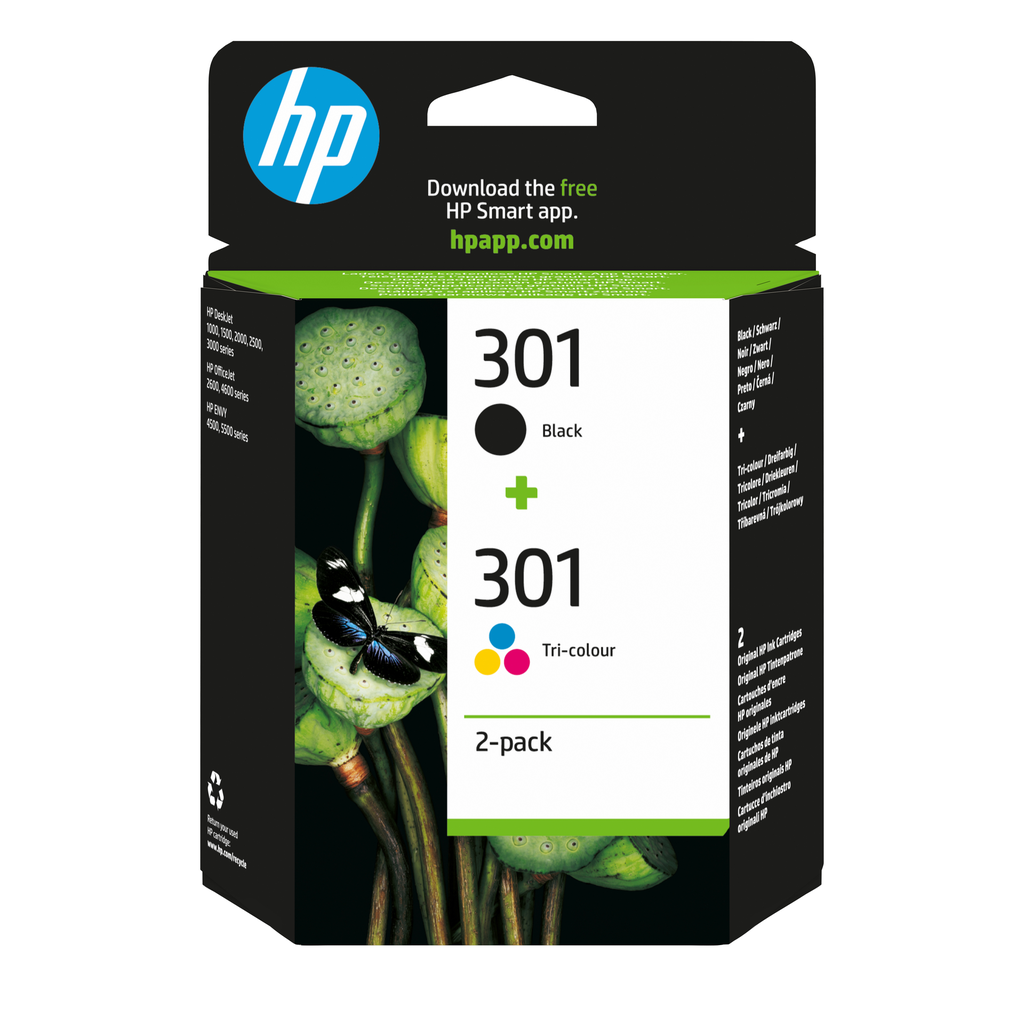 [N9J72AE] Pack HP 301 / N9J72AE 4 couleurs, 170 pages