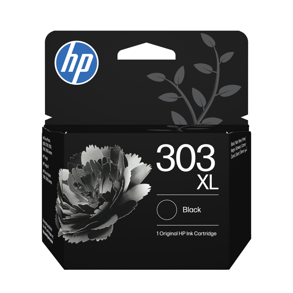 Tintenpatrone HP 303XL / T6N04AE Schwarz XL, 600 Seiten