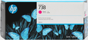 Tintenpatrone HP 738 / 676M7A Magenta, 300 ml