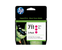 HP 711 / CZ135A magenta ink cartridge, 29 ml (3-pack)