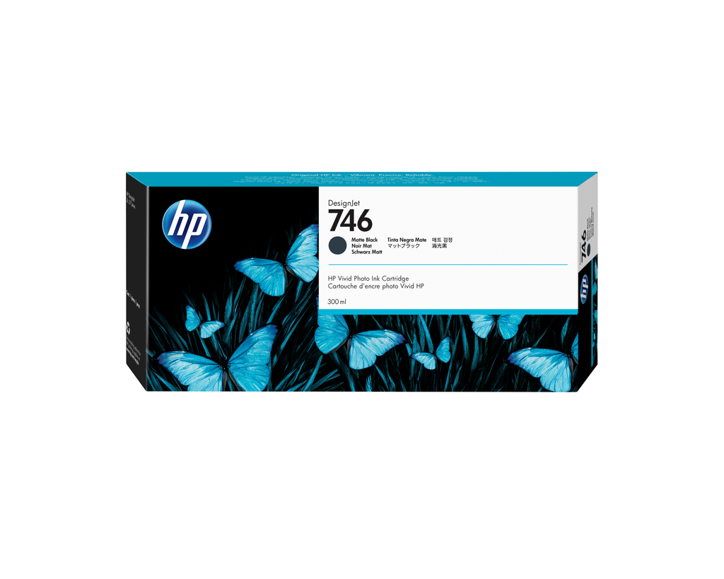 HP 746 / P2V83A black ink cartridge, 300 ml