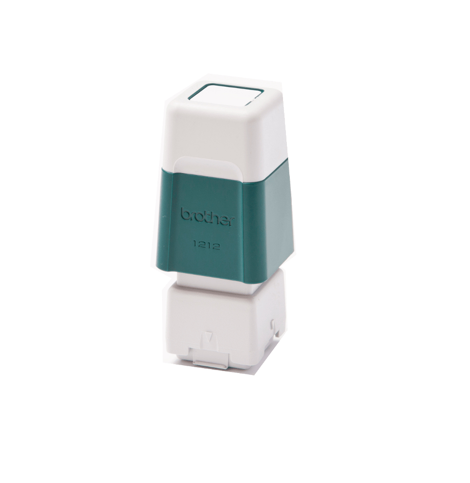 Tampons Brother PR1212G6P 12 x 12 mm vert, lot de 6