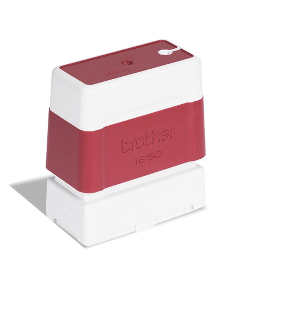Brother PR1850R6P pre-inked stamps 18 x 50 mm red, pack of 6
