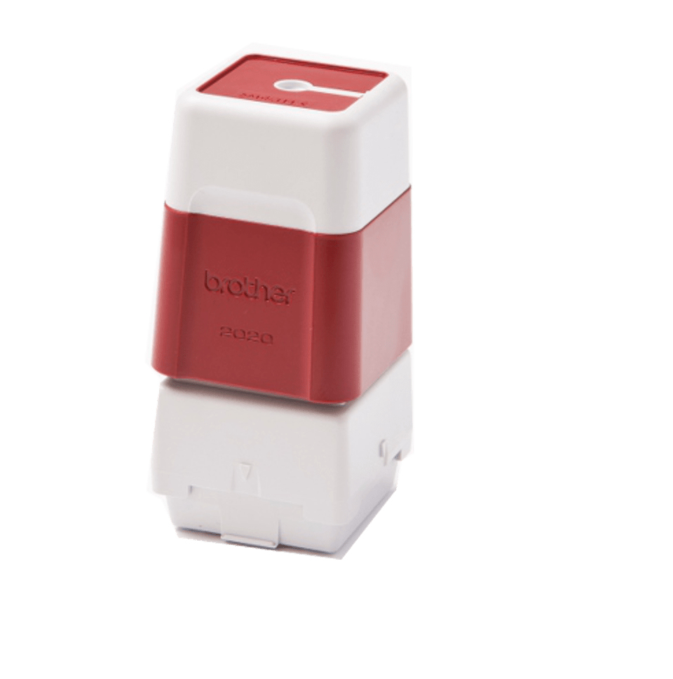 Brother PR2020R6P Fertigstempel 20 x 20 mm rot, 6er-Pack