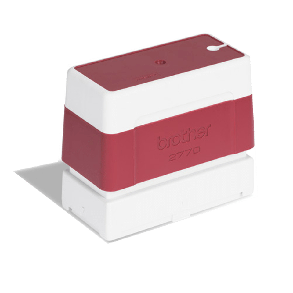 Brother PR2770R6P pre-inked stamps 27 x 70 mm red, pack of 6