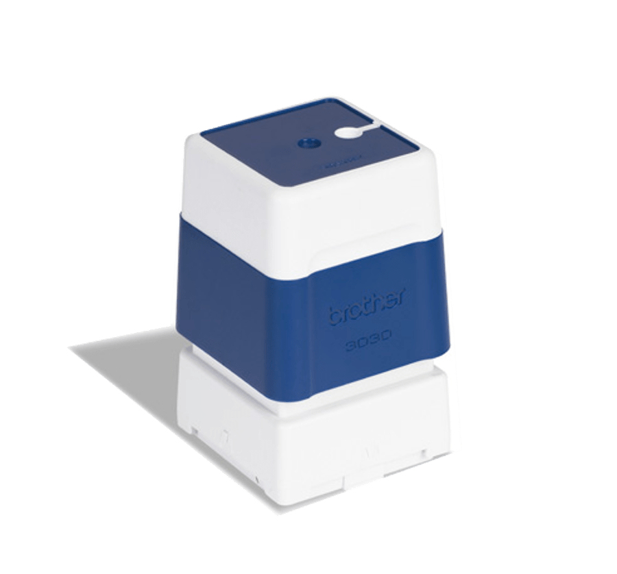 Brother PR3030E6P pre-inked stamps 30 x 30 mm blue, pack of 6