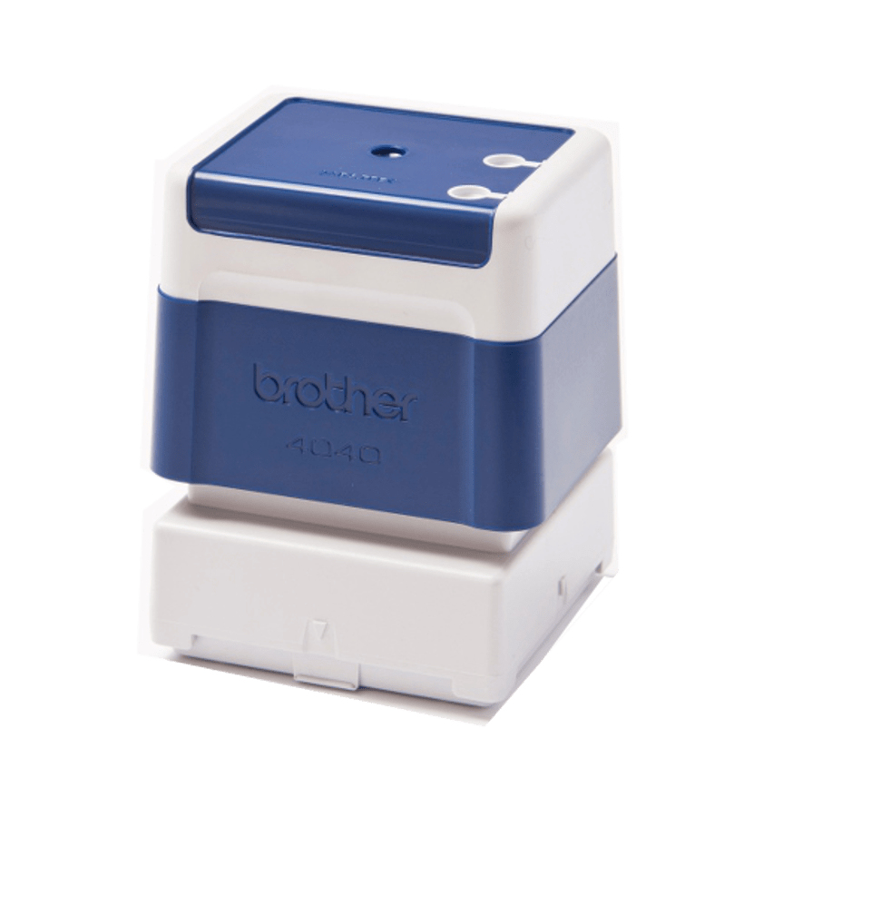 Brother PR4040E6P pre-inked stamps 40 x 40 mm blue, pack of 6