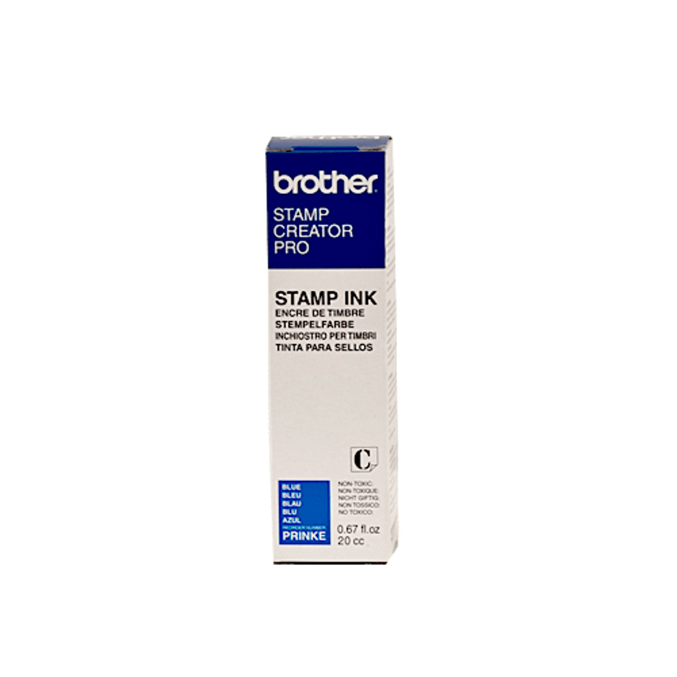 Brother PRINKE blue ink refill bottle for PR stamps