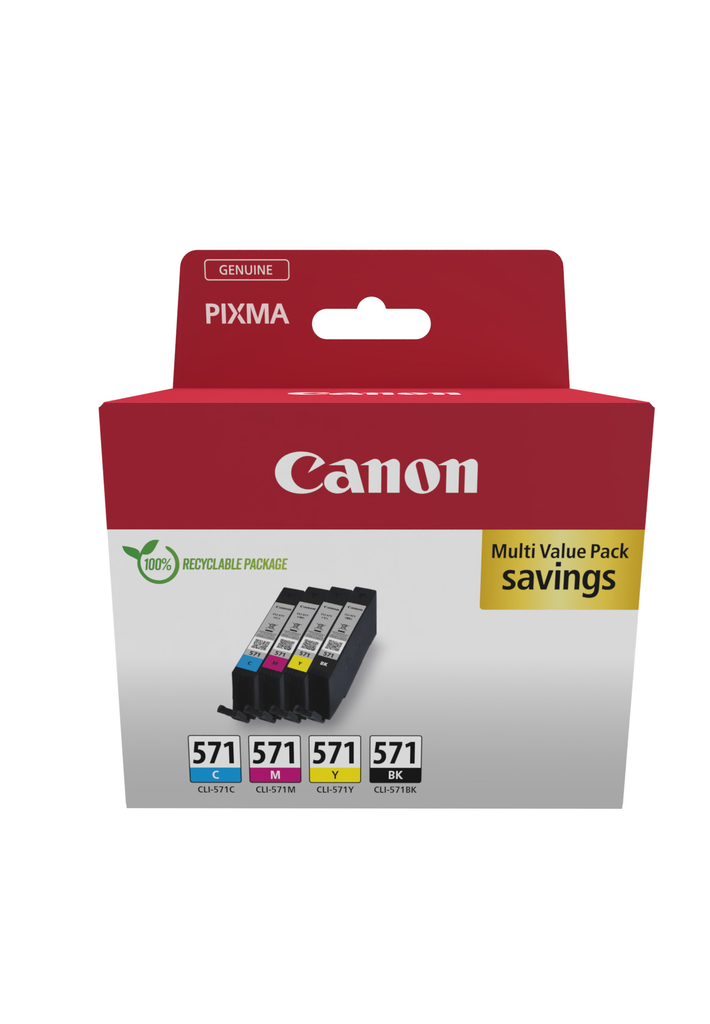 Pack Canon CLI-571 / 0386C008 4 couleurs