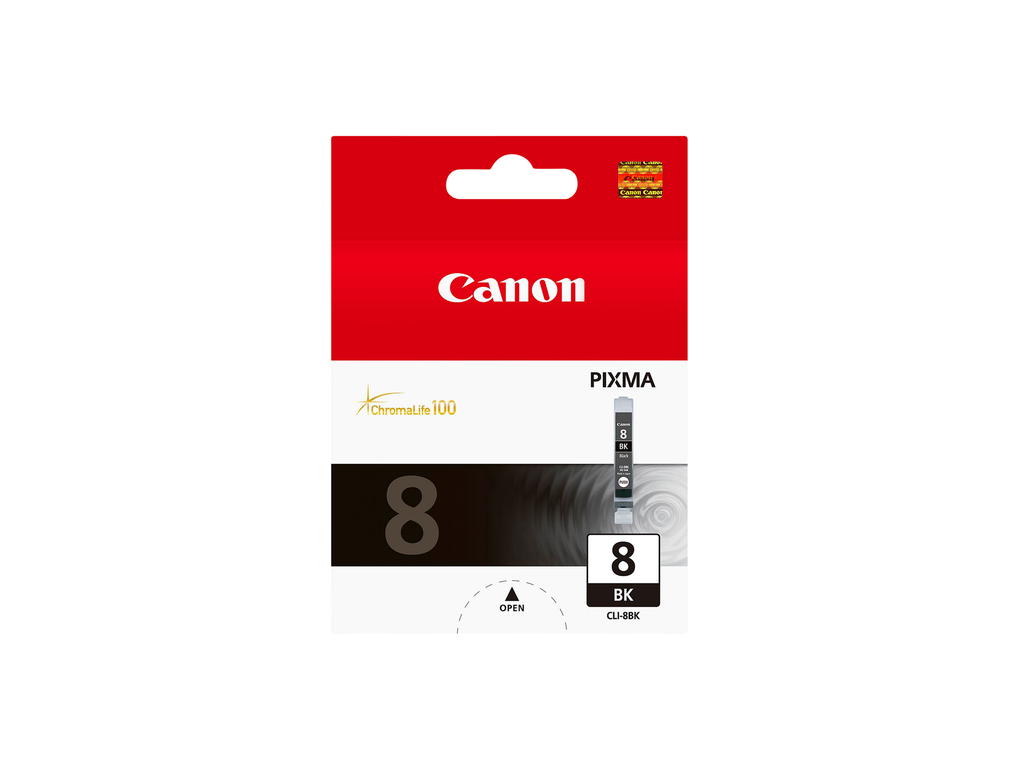Cartouche d'encre Canon CLI-8BK / 0620B001 noire, 1 145 pages