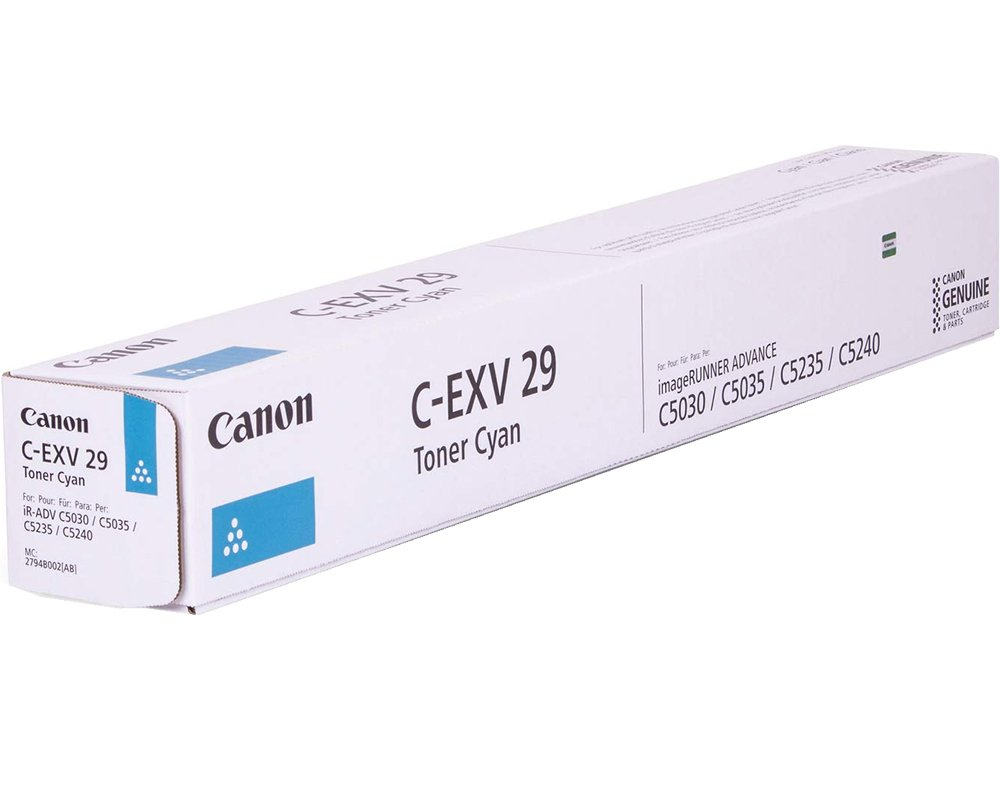 Canon C-EXV29 / 2794B002 cyan toner, 27,000 pages