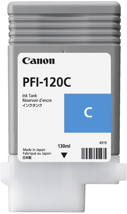 Canon PFI-120C / 2886C001 cyan ink cartridge, 130 ml