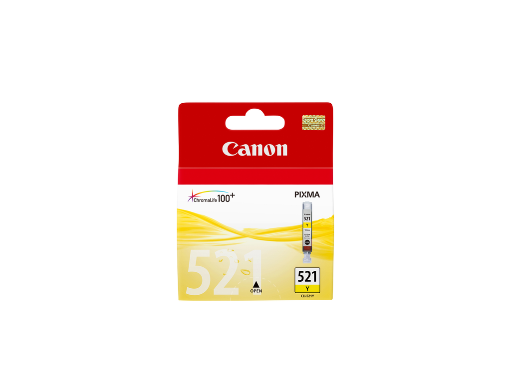 [2936B001] Canon CLI-521Y / 2936B001 yellow ink cartridge, 510 pages