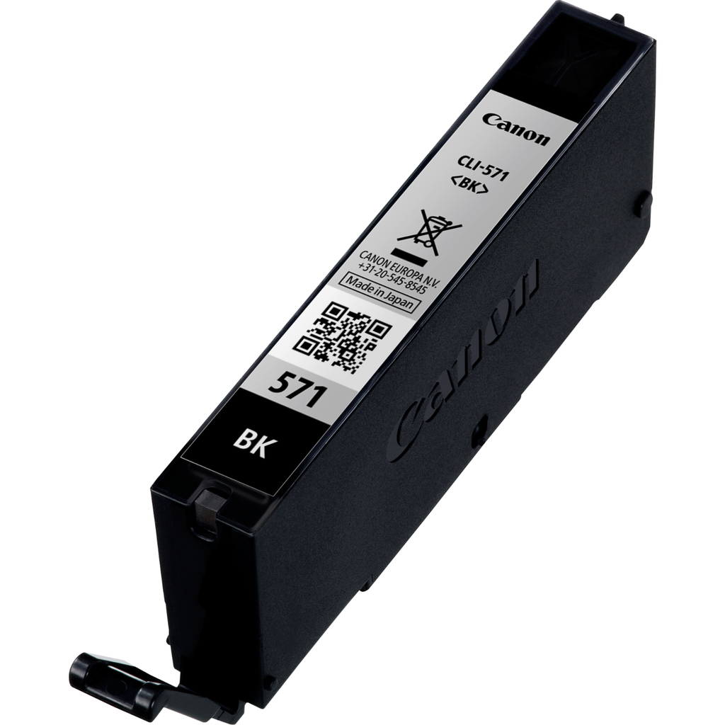 [0385C001] Canon CLI-571BK / 0385C001 black ink cartridge, 376 pages