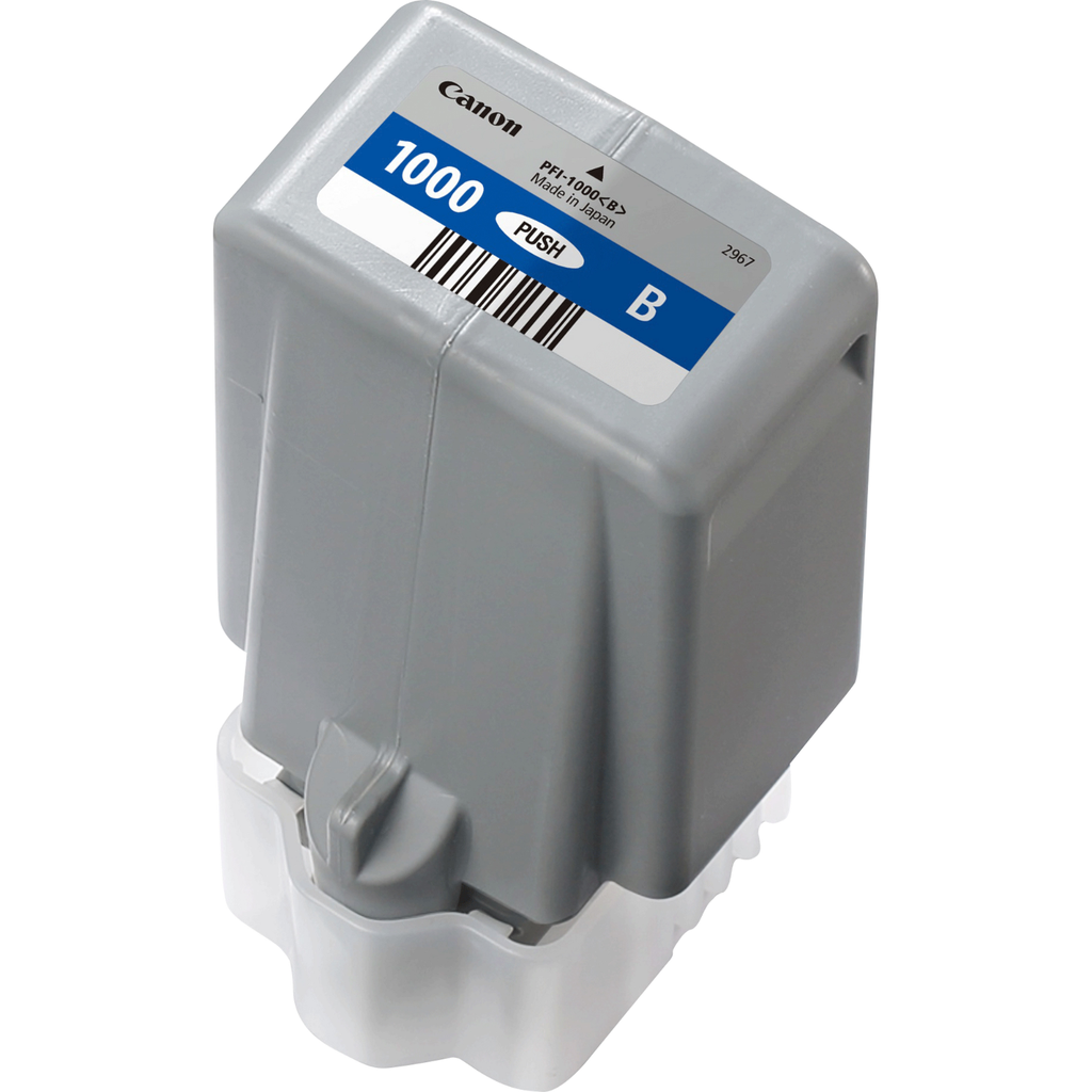 Cartouche d'encre Canon PFI-1000 B / 0555C001 bleu, 80 ml