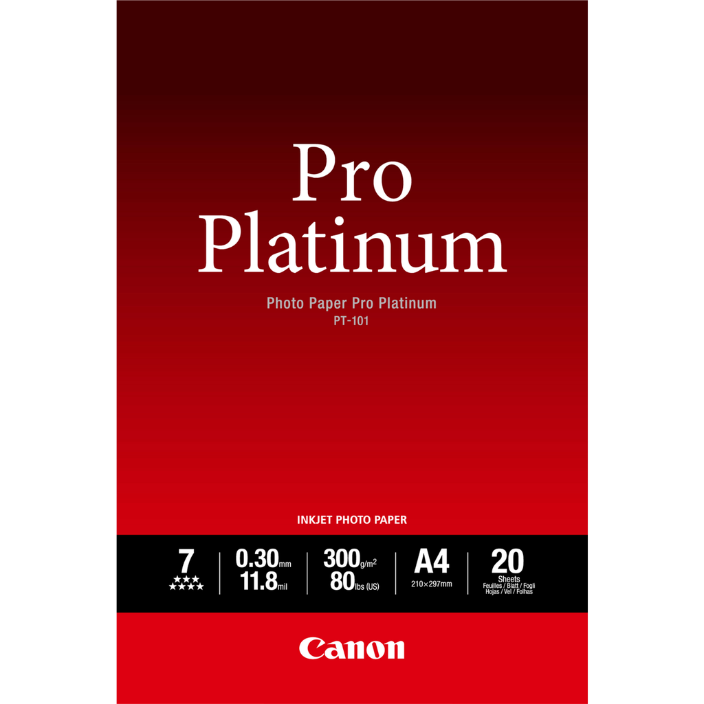 [2768B016] Fotopapier Canon PT-101 / 2768B016, 20 Blatt