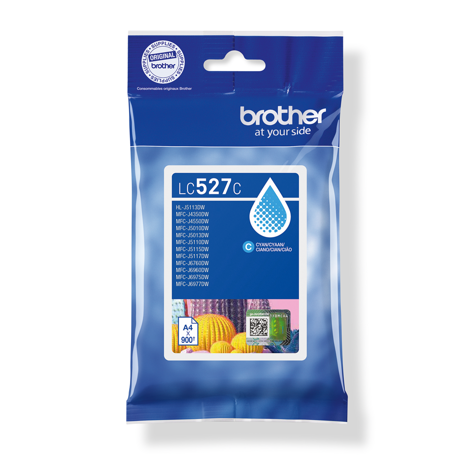 [LC527C] Brother LC-527C / LC527C cyan ink cartridge, 900 pages