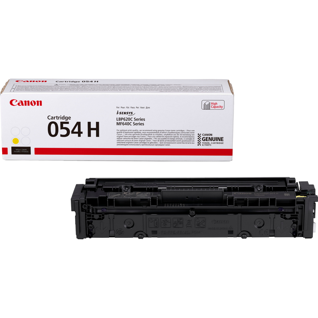 Canon 054H / 3025C002 yellow XL toner, 2,300 pages