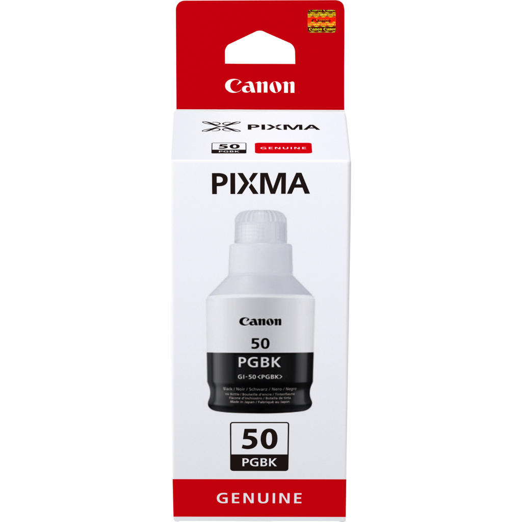 Canon GI-50PGBK / 3386C001 black ink bottle, 6,000 pages