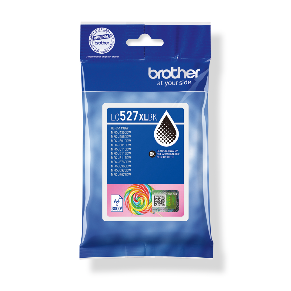 [LC527XLBK] Cartouche d'encre Brother LC-527XLBK / LC527XLBK noire XL, 3 000 pages