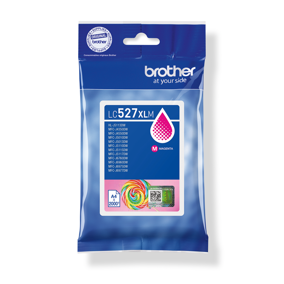 [LC527XLM] Cartouche d'encre Brother LC-527XLM / LC527XLM magenta XL, 2 000 pages