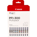 Pack Canon PFI-300 / 4192C008, 10 cartouches